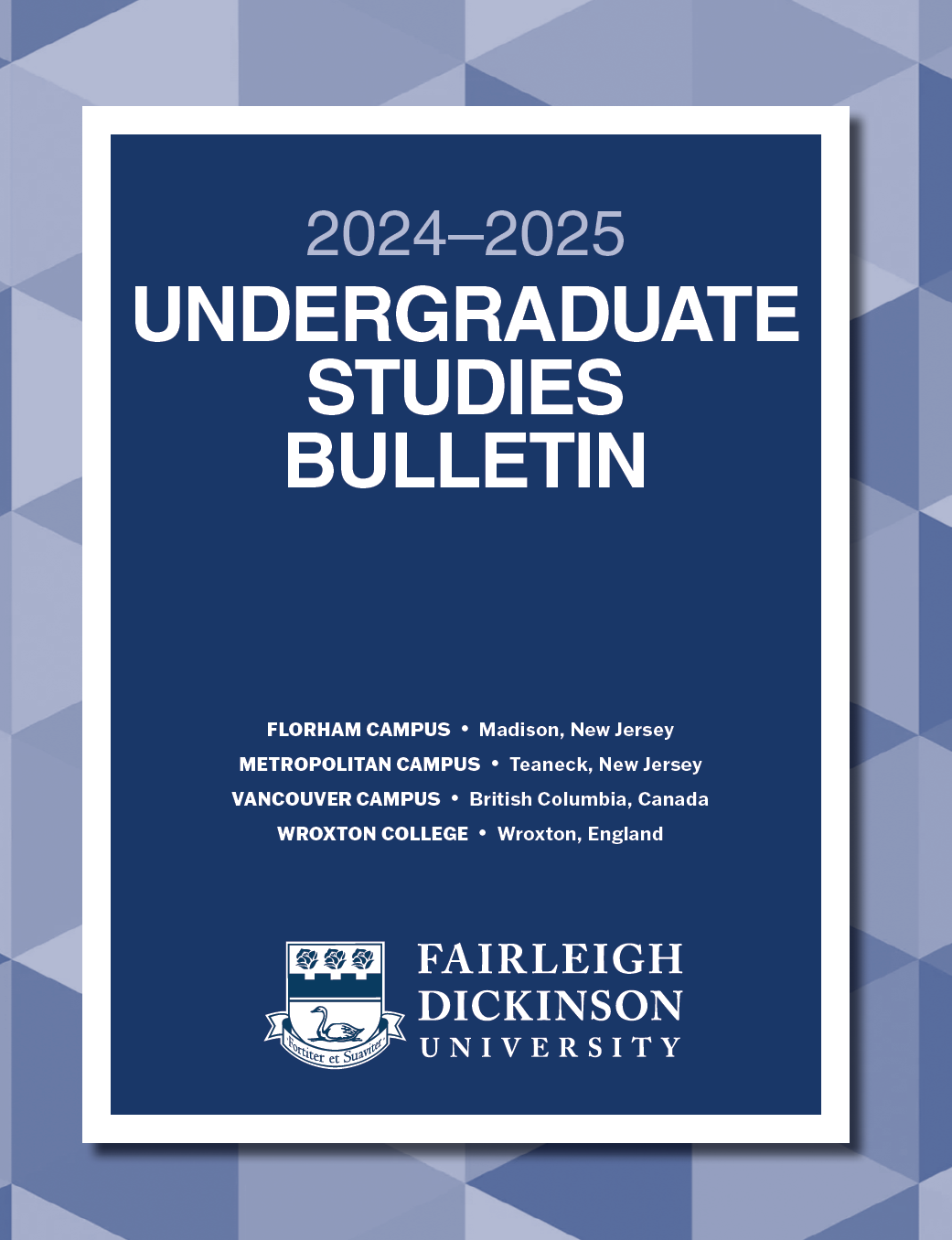 Cover for the 2024-2025 Undergraduate Bulletin