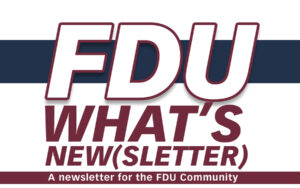 logo for FDU What's New newsletter